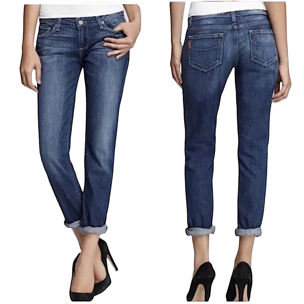 PAIGE: Jimmy Jimmy Skinny Denim Blue Jeans -Size 25